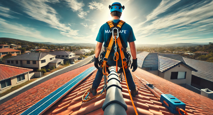 mansafe on tile roof